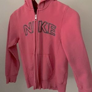 Preloved salmon pink Nike sweatshirt